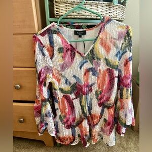 Multicolor top from Kriss of Sweden